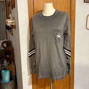 PINK Gray Top - Women’s Size Small